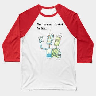 Robot Future! Baseball T-Shirt